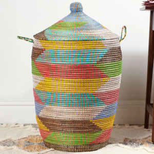 Bohemian Multi-Color Organizer Basket