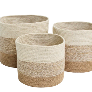 Natural Jute Fruit Basket Set
